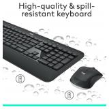 NEW Logitech MK540 Advanced Wireless Keyboard and Mouse Combo for Windows, 2.4 GHz Unifying USB-Receiver