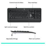 NEW Logitech MK540 Advanced Wireless Keyboard and Mouse Combo for Windows, 2.4 GHz Unifying USB-Receiver