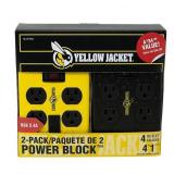 NEW Yellow Jacket Power Block (2 pk.) - Black and Yellow