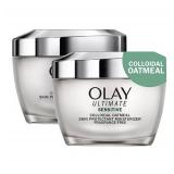NEW Olay Ultimate Soothing Face Moisturizer for Sensitive Skin, Fragrance-Free, 1.7 oz., 2 pk.