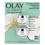 NEW Olay Ultimate Soothing Face Moisturizer for Sensitive Skin, Fragrance-Free, 1.7 oz., 2 pk.
