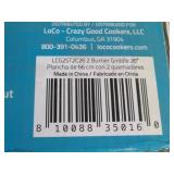 NEW LoCo Cookers 26" 2-Burner Digital Series II SmartTemp Precision Griddle with Cover - Gray
