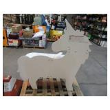 Delta Children Unicorn Shaped Bookcase, White - Assembled