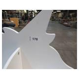 Delta Children Unicorn Shaped Bookcase, White - Assembled