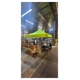 NEW SHAX 6000 Heavy-Duty Pop-Up Tent - 10ft x 10ft - LIME