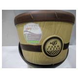 NEW 2 Pack of Southern Patio 10.39 in. H X 16 in. W Resin Bushel Planters Brown