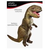 NEW Rubies Inflatable Dinosaur Costume For Adults, One Size Fits Most - Jurassic World T-Rex