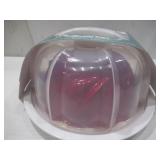 NEW Nordic Ware 2-Piece Formed Bundt Pan And Bundt Keeper - Red Swirl