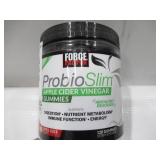 NEW Force Factor ProbioSlim Apple Cider Vinegar Gummies Supplement, 120 Gummies 04/25