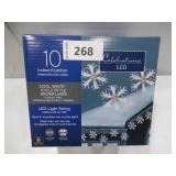 NEW Celebrations Led Snowflake Dangler Lights 9