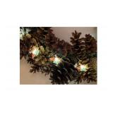 NEW 2 Pack of Celebrations LED 18 Indoor Warm White Gnome Lights - Green and Red