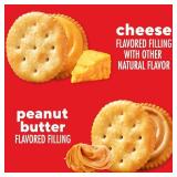 NEW Ritz Sandwich Crackers (8 Packs of 6 Sandwiches per Box) - 2 Boxes of Cheese and 2 Boxes of Peanut Butter