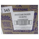 NEW Ritz Sandwich Crackers (8 Packs of 6 Sandwiches per Box) - 2 Boxes of Cheese and 2 Boxes of Peanut Butter