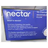 Nectar Tri-Comfort Cooling Bed Adjustable Pillow - Jumbo/Queen