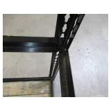 Adjustable Black Metal Frame Built to Fit Onto Pallets - Perfect for Projects