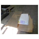 30′ x 70′ 12 oz. White/White Medium Duty Vinyl Tarp – NEW/DIRTY Overstock Tarp – 12 mil Medium Duty - A Grade