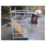 Adjustable White Metal Frame Built to Fit Onto Pallets - Perfect for Projects