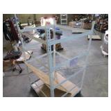 Adjustable White Metal Frame Built to Fit Onto Pallets - Perfect for Projects