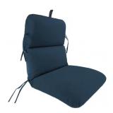 NEW Jordan Manufacturing 22 in. L x 45 in. W x 5 in. H Outdoor Dining Chair Cushion in Sunbrella Spectrum Indigo