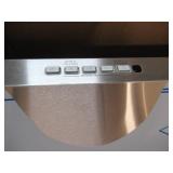 GE JVW5301 Wall-Mount Pyramid Chimney 30 Inch Stainless Steel Range Hood with Dual Halogen Cooktop Lighting