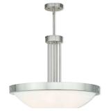 Livex Lighting 73965-91 Modern 5-Light Brushed Nickel Pendant