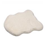NEW Brentwood Originals, Faux Fur Memory Foam Pet Mat, 35" x 40" - WHITE