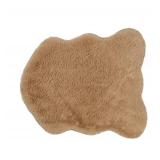 NEW Brentwood Originals, Faux Fur Memory Foam Pet Mat, 35" x 40" - Taupe