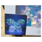 Olivia & Finn LED Kids Prismatic Lamp Iridescent Glow - Butterfly