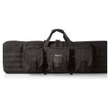 NEW G.P.S. 42" Double Soft Rifle Case - 42" L x 12.75" H x 9" W Adjustable Durable Convenient Shooting Gear Storage w/MOLLE