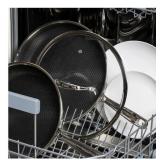 NEW T-Fal Hybrid Mesh 5-Piece Tri-Ply Stainless Steel Fry Pan Set - 8.5", 11", and 12.5"