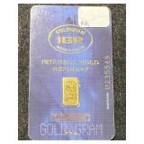 .5 GRAMS .999 FINE GOLD IGR BAR