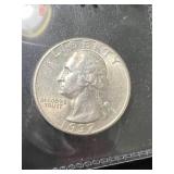 1937 US WASHINGTON QUARTER AU58