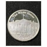 1 TROY OZ .999 FINE SILVER DONALD TRUMP ROUND