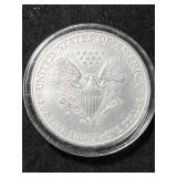 2005 AMERICAN SILVER EAGLE 1 TROY OZ .999 FINE SILVER IN AIRTITE