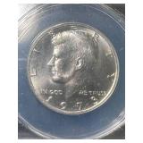 1973 US KENNEDY HALF DOLLAR ANACS MS65