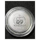1 TROY OZ .999 FINE SILVER SAMOA 2021 ROUND IN AIRTITE