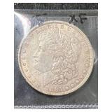 1885 US MORGAN SILVER DOLLAR XF