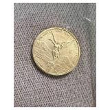 1/20TH TROY OZ .999 FINE GOLD 2024 MEXICO LIBERTAD BU