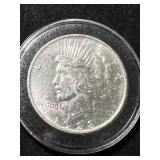 1923 US PEACE SILVER DOLLAR IN AIRTITE