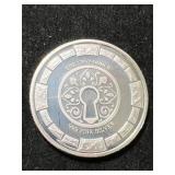 1 TROY OZ .999 FINE SILVER STANSBERRY RESEARCH ROUND