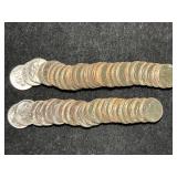 ROLL OF 50 US BU 1965 ROOSEVELT DIMES