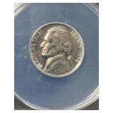1954 PROOF US JEFFERSON NICKEL ANACS PF66
