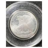 1/4TH TROY OZ .999 FINE SILVER WALKING LIBERTY ROUND IN AIRTITE
