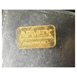 1 GRAM .999 FINE GOLD APMEX BAR