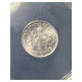 1956-D US ROOSEVELT DIME ANACS MS65 FSB