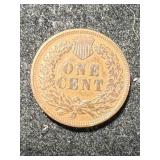 1908 US INDIAN HEAD CENT AU