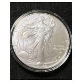 2022 AMERICAN SILVER EAGLE 1 TROY OZ .999 FINE SILVER IN AIRTITE