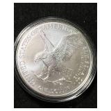2022 AMERICAN SILVER EAGLE 1 TROY OZ .999 FINE SILVER IN AIRTITE