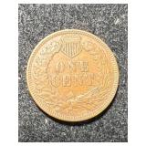 1907 US INDIAN HEAD CENT AU