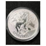 1 TROY OZ .9999 FINE SILVER APHRODITE ROUND IN AIRTITE